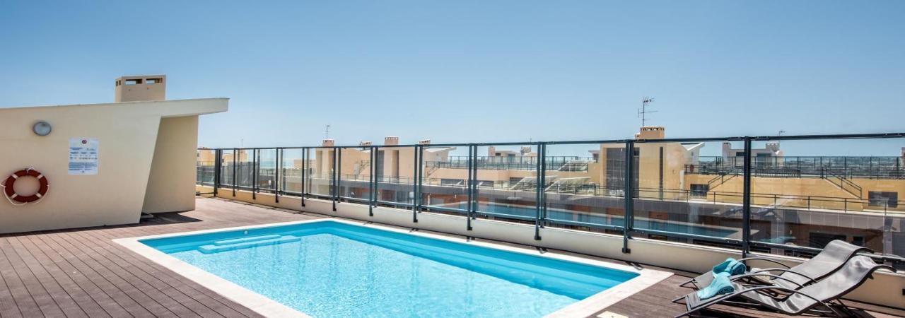 Sunset Home Olhão- Modern 3 bed Luxury Apartment with rooftop pool Exterior foto