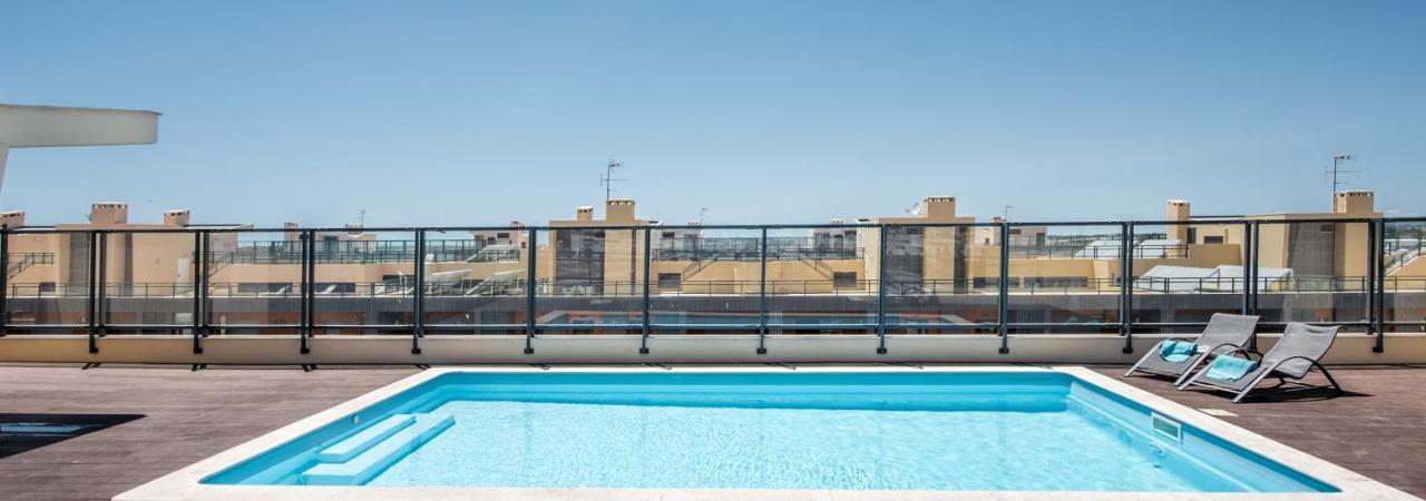 Sunset Home Olhão- Modern 3 bed Luxury Apartment with rooftop pool Exterior foto